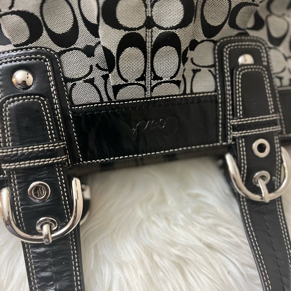 Coach Pleated Signature NS Tote Bag F15047 - Picture 6 of 13